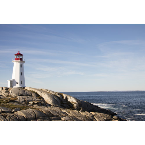 Qilmy Peggy's Cove Lighthouse 1000 Piece Puzzle For Adults - Landscape Jigsaw